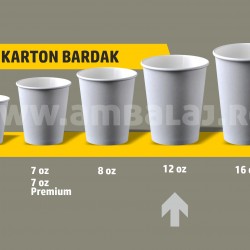 Baskılı Karton Bardak 12 oz | 1.000 Adet