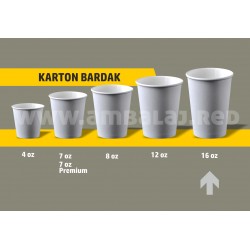 Karton bardak 16 oz | 1 000 Adet