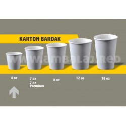 Baskılı Karton Bardak 4 oz | 1.000 Adet