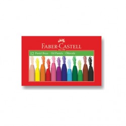 Faber-Castell 5 Karton Kutu Pastel Boya 12 Renk