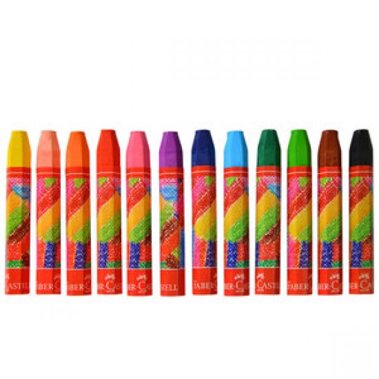 Faber-Castell 5 Karton Kutu Pastel Boya 12 Renk