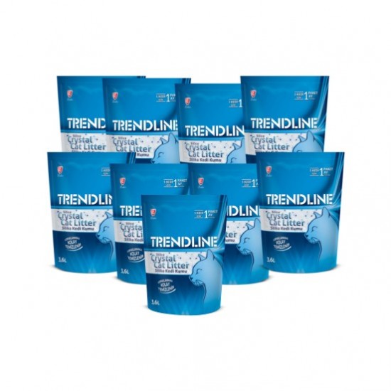 Trendline Silika Kristal Kedi Kumu  3,6L  9 paket