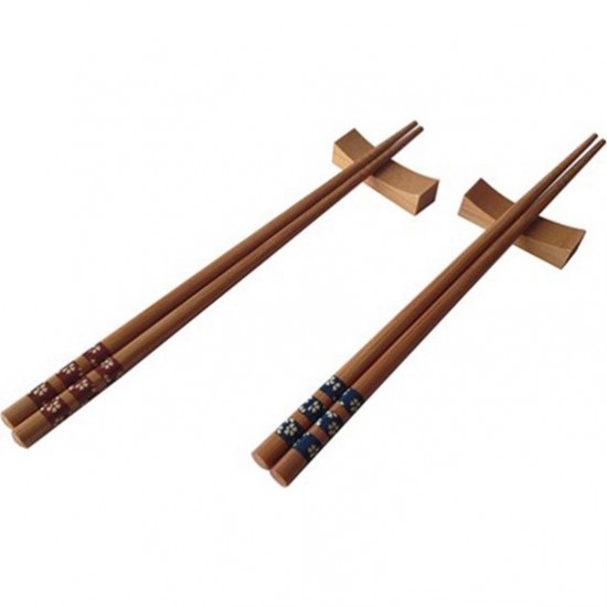 Çok Şık Chopstick Seti | 12 Parça | Bambu